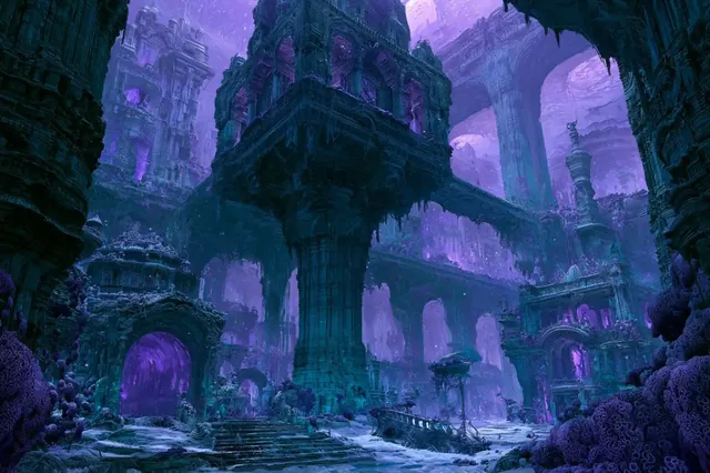 A surreal image showing a subject fragmented and shifted through layers, creating a sense of visual unease and disorientation.