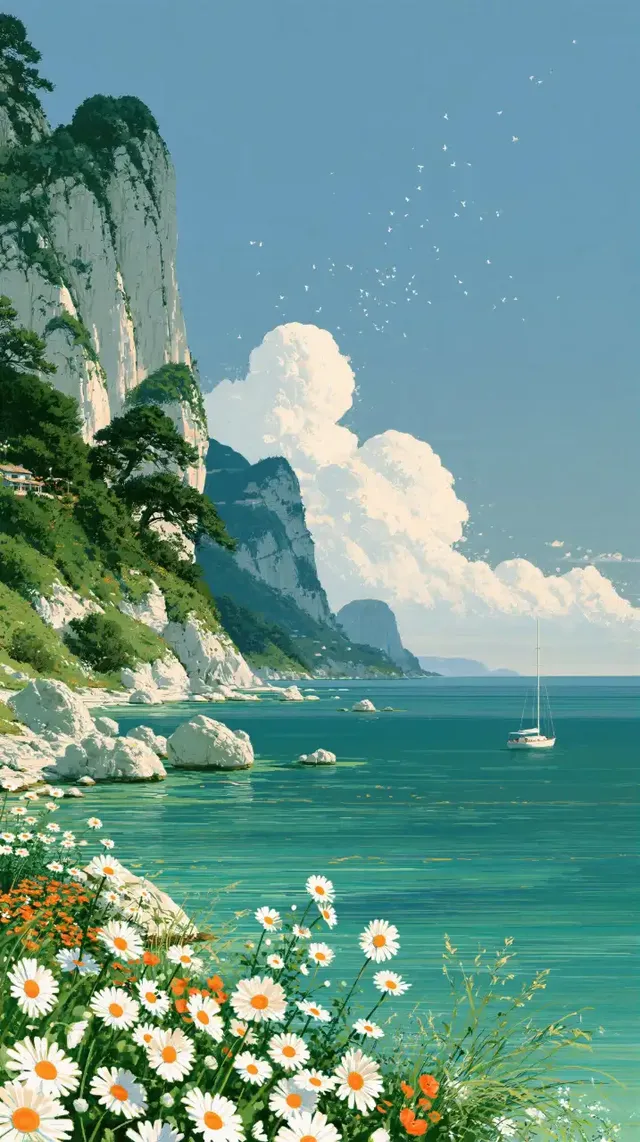 A dreamy, vibrant artwork representing Spain, with warm colors and iconic imagery, evoking a sense of longing for the country.