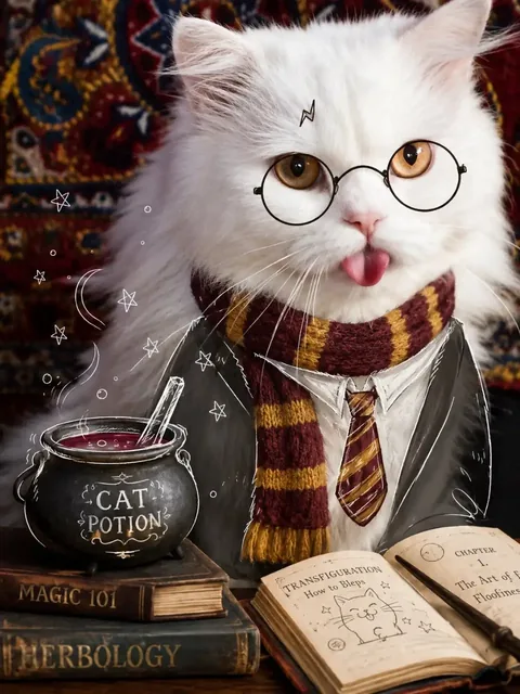 An everyday object creatively reimagined as part of a magical scene through integrated hand-drawn whimsical doodles, enhancing realism with high-quality photography.