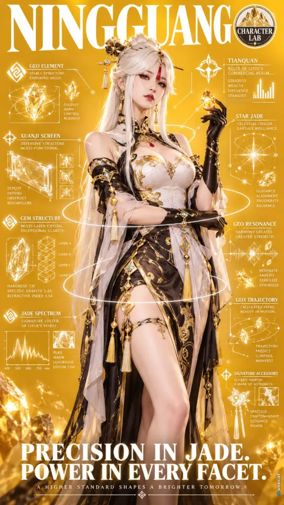 Commercial character infographic poster with clean studio lighting, scientific diagrams, and solid background.