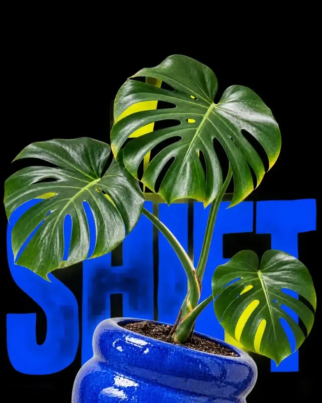 Two words, one black and one blue, stacked and centered. A photographed object, with red and blue accents, overlaps the center of both words on a pure white background.
