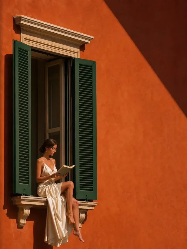 A serene and elegant scene embodying quiet luxury, emphasizing stillness and refined taste.