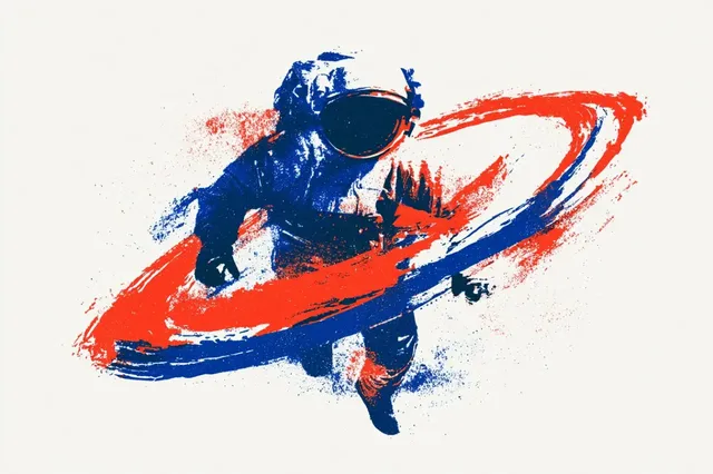 A graphic design with a distressed vintage screen-print aesthetic, featuring crude degraded ink, rough broken silhouettes, and chipped contours on a white background.