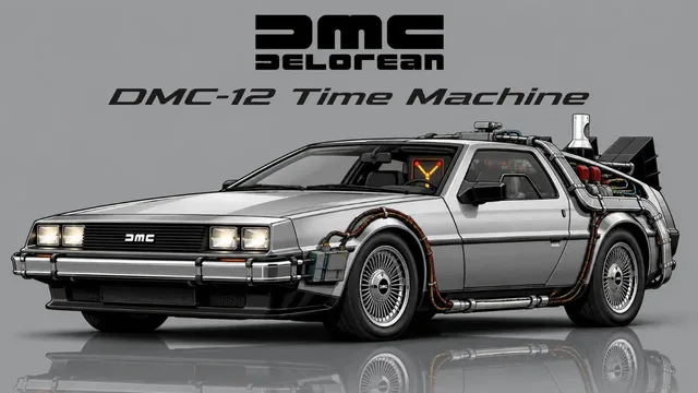 Vector art of a lowered, aggressive sports car in a three-quarter view, dominating the frame with bold lines and gradients, featuring a brand logo and model name.