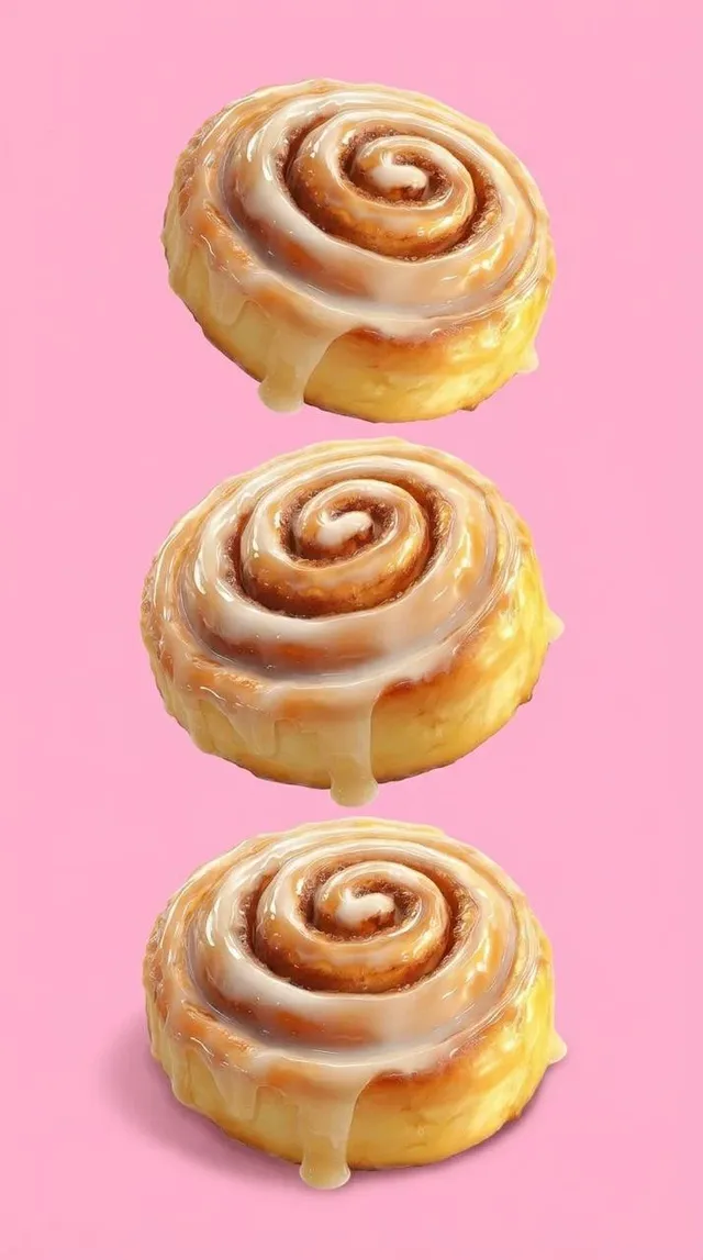 Vertical triptych of a pastel pink product, two floating at angles and one resting with a soft shadow on a solid pink background, studio lighting.